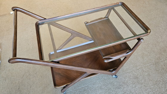 Image 1 of Danish design teak tea trolley from the 1960s