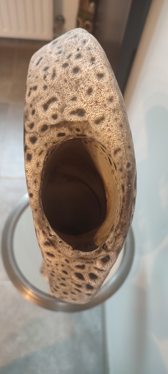 Image 1 of Sculptural Ceramic Vase (43cm) by Marius Bessone, Vallauris (1955-1960)

