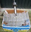 Lampadario a tre livelli Kinkeldy, anni '60
