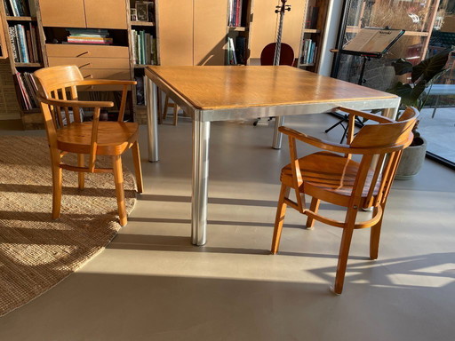 8 sedie da caffè in legno stile vintage Thonet