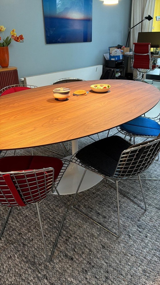 Image 1 of Tulip oval table in walnut