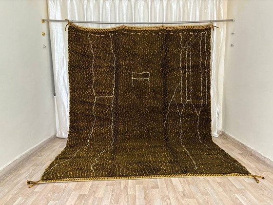 Image 1 of Marokkaans handgeweven Beni Ourain tapijt, formaat 150/250 cm