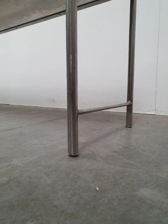 Image 1 of Design XL sofa daybed lounge stainless steel minimalist