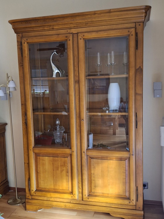 Selva Vitrine Louis Philippe, Verre, Métal, Marron (photo 10 sur 13)
