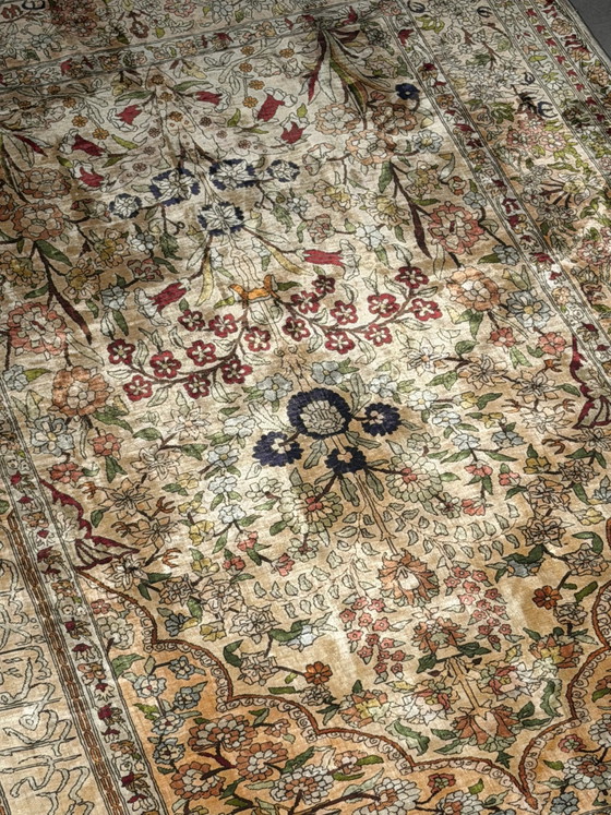 Tapis en Soie à Motif Floral, 180 × 100 cm (photo 3 sur 4)