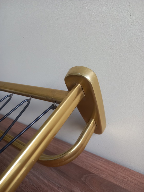 Mid-Century Coat Rack 60s Brushed Aluminum – Aluminium (photo 12 of 15)