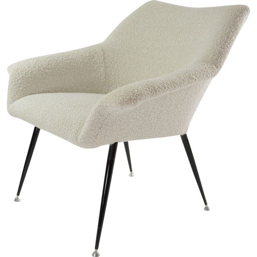 Poltrone vintage a conchiglia quadrata anni '70