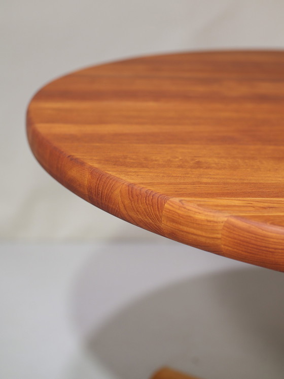 Image 1 of Round Dining Table Extendable Gudme Teak Danish