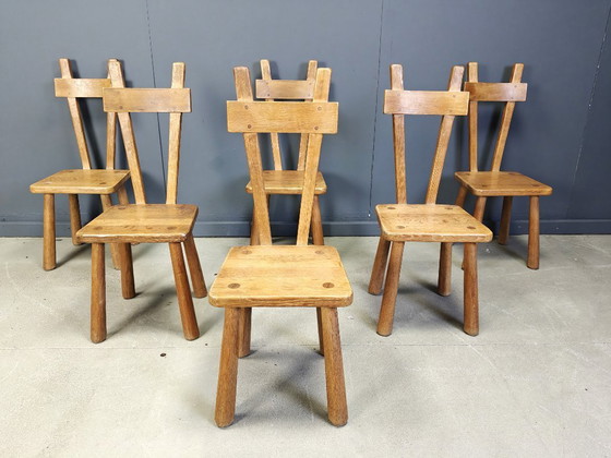 Image 1 of Brutalist dining set, 1960s 