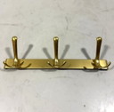 Gold-colored aluminum wall coat racks 1960s