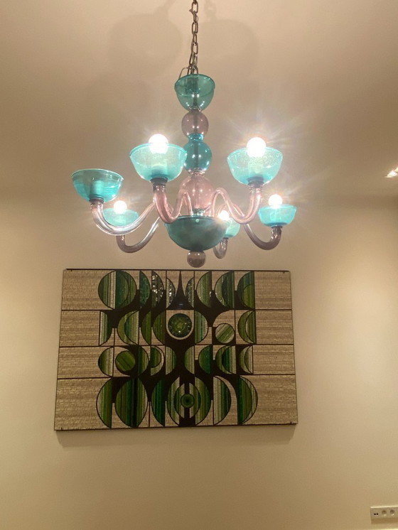 Image 1 of Beautiful Vintage Murano Chandelier