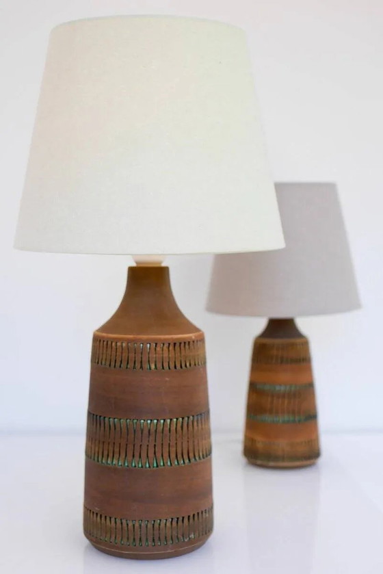 Image 1 of Mid-century modern Scandinavian pottery table lamp by Anagrius, 1970s