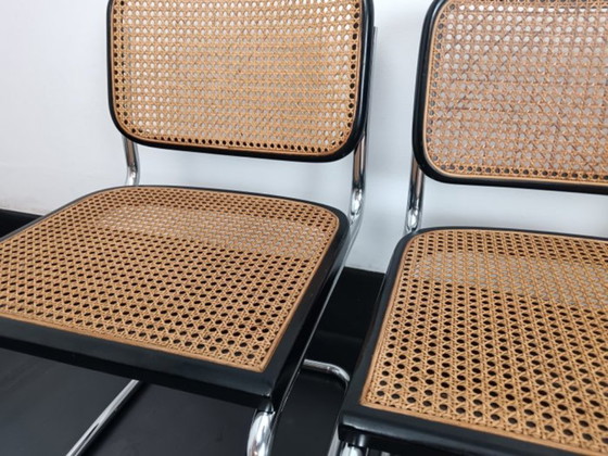 Image 1 of Set di quattro sedie B32 di Gavina della fine degli anni '60