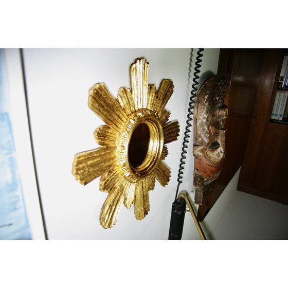 Image 1 of Vintage giltwood mirror, 1960