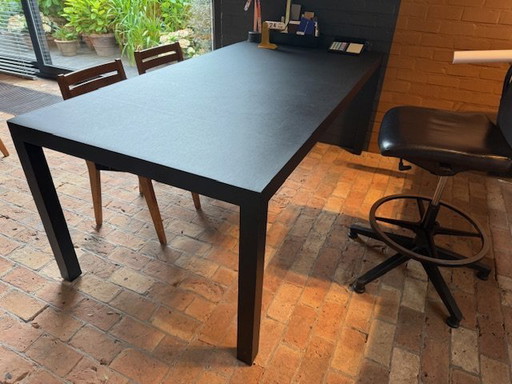 Table sur mesure en placage de chêne