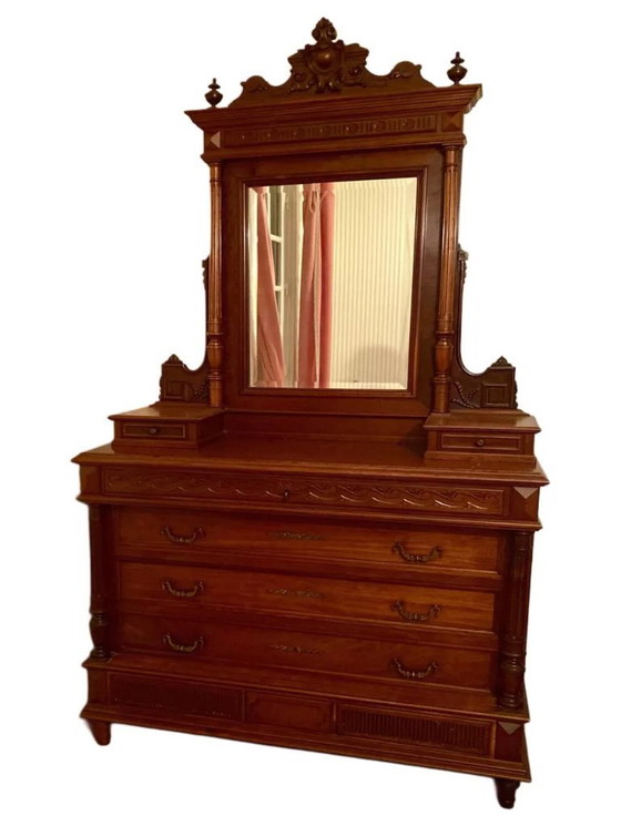 Image 1 of Schminktisch/Kommode aus dem 19. Jahrhundert