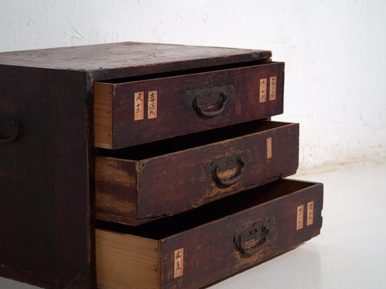 Antique Japanese cedar ko-dansu drawer, Meiji period (ca. ) #48 – Chest of drawers (photo 29 of 40)