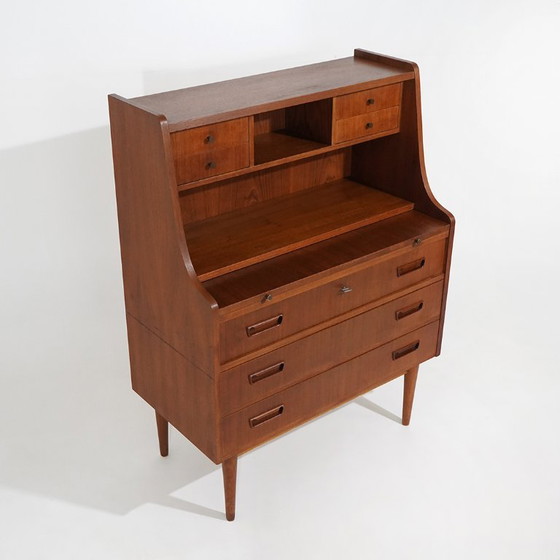 Secretaire in teak di Gunnar Nielsen Tibergaard per Tibergaard, anni '60 – Scrivanie, Legno (photo 4 of 15)