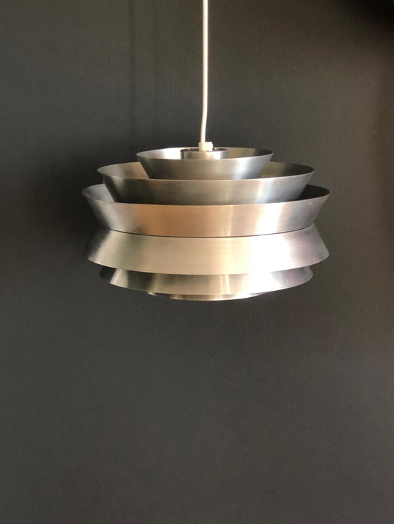 Image 1 of Vintage Aluminium Pendant Lamp by Carl Thore