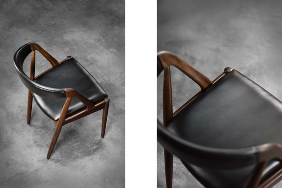 Image 1 of Vintage Mid-Century Danish Modern Teak Office Chair Model 31 by Kai Kristiansen for Schou Andersen Møbelfabrik, 1957