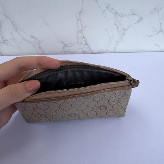 Christian Dior Honeycomb coated canvas cosmetic pouch – Wallets & small leather goods, Leather, Vintage (photo 13 of 13)