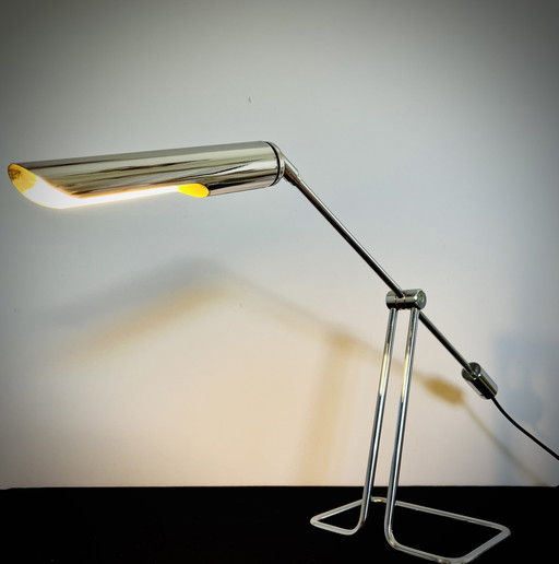 Abo Randers - Minimalist Chrome pendulum Vintage Desklamp