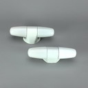 Wilhelm Wagenfeld - set of 2 mirror lamps - model 6068 - designed in 1958 - Lindner GmbH Bamberg, Germany