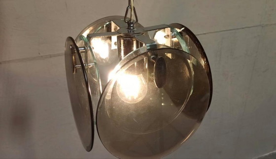 Image 1 of Lampada a sospensione italiana vintage Veca