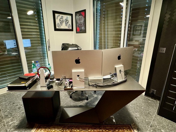 Image 1 of Roche Bobois - Daniel Rode - Petit Bureau FURTF - Laque Mate Tenax