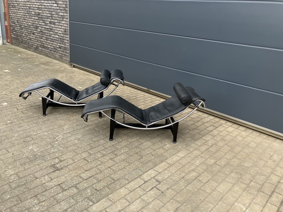 Image 1 of Cassina Le Corbusier LC4 originale nera/cromata, come nuova