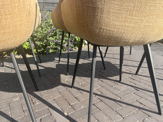 Image 1 of Eetkamerstoelen Montel type Lopez 6 stuks