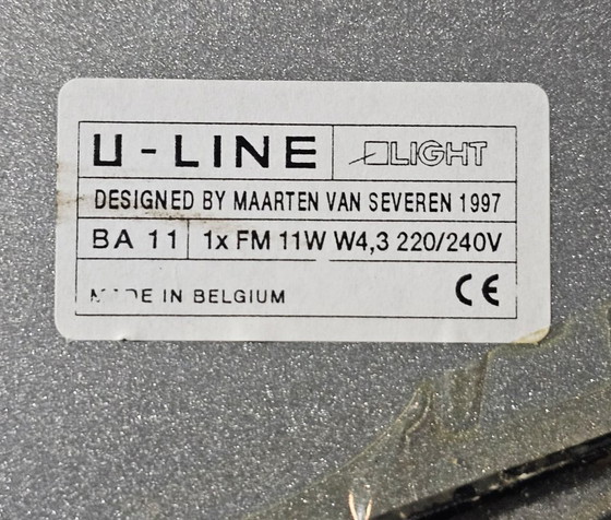 Image 1 of Maarten Van Severen, lampada da tavolo U-Line BA11 (1997) - Design minimalista belga.