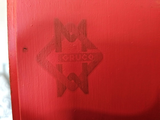 Image 1 of Antieke Gruco kast - deur in deur, deelbaar in 2, handbeschilderd met bloemen