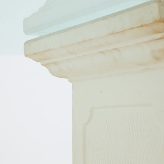 Image 1 of MK10238 Tavolino in vetro e cemento