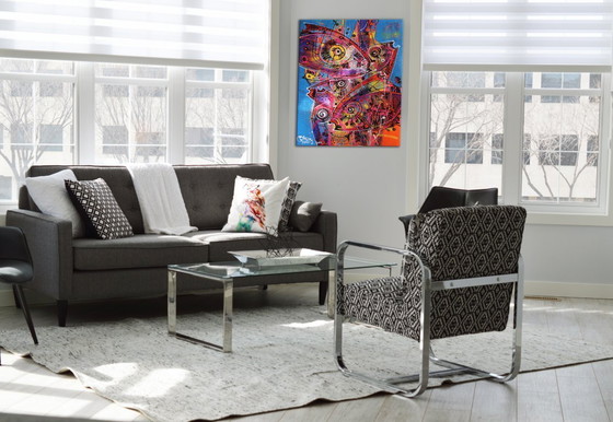 Image 1 of Œuvre originale de Siméon Gonzales – Peces del lago Titicaca