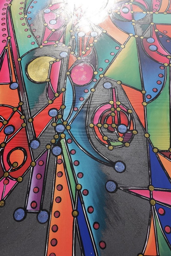 Image 1 of Kubismus A1430 - abstrakte Malerei XXL