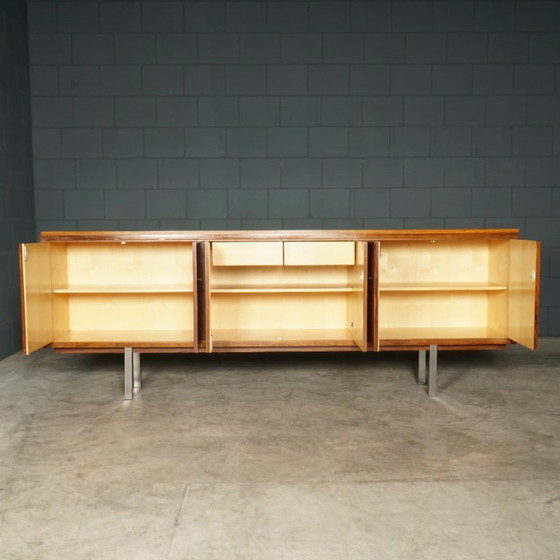 Exclusive Vintage Sideboard/Dressoir XXL – Rosewood – 1960s – Chrome (photo 2 of 13)