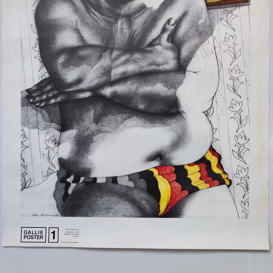 Image 1 of Klaus Vogelsang - Sauna à domicile - Affiche vintage