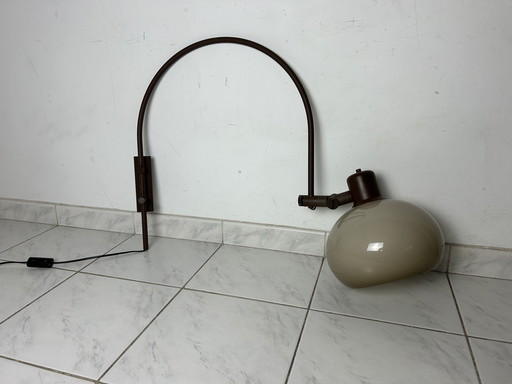 Vintage arc lamp mushroom shade Herda