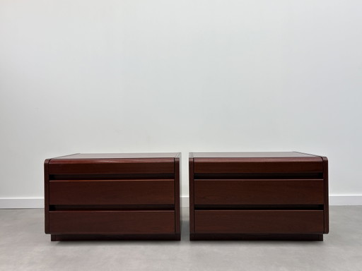 Vintage Moser Nachtkastjes Palissander Fineer – Wood