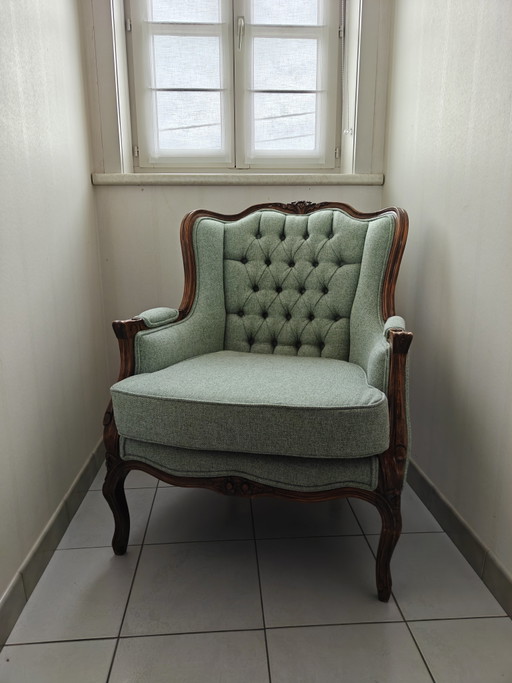 Upholstered Louis XV chair
