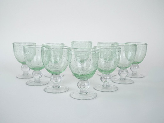 Image 1 of Set di bicchieri da champagne a bolle, design italiano, anni '70, produzione: Italia