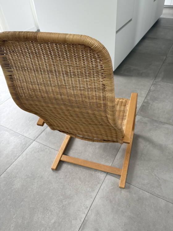 Ikea Öland Fauteuil, Ontworpen Door Yngve Ekström – Rattan, Wood (photo 5 of 5)