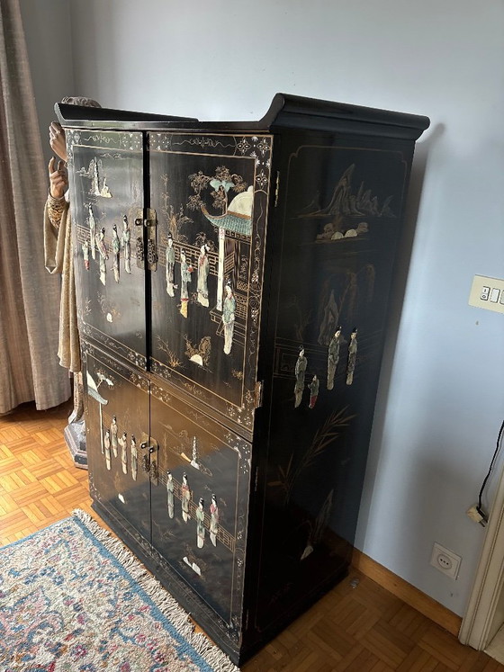 Wandschrank, Kristall, Holz (photo 2 of 9)