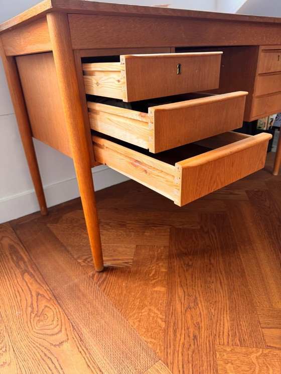 Charmant bureau danois vintage (chêne) – Bureaux, Wood (photo 5 of 8)