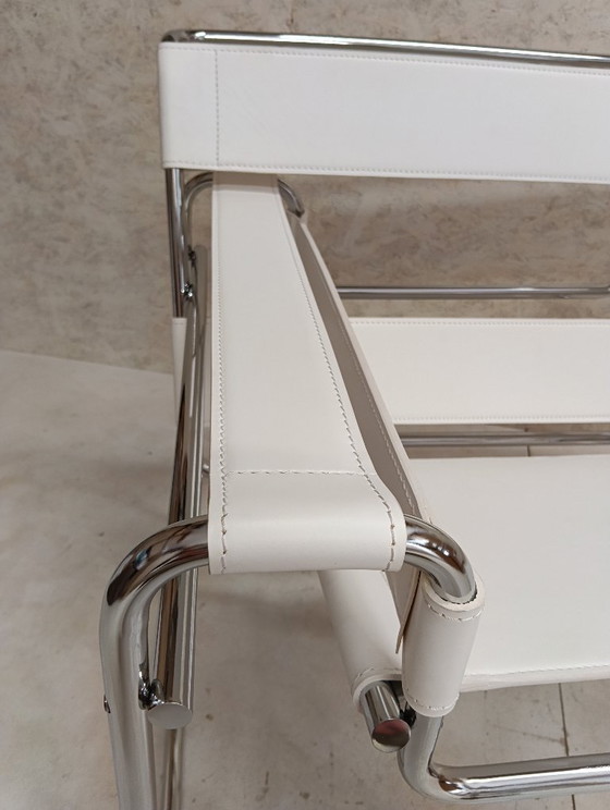 KNOLL Studio Poltrona WASSILY B3 NUOVA, in Cuoio Bianco – Poltrone, Leather (photo 6 of 83)