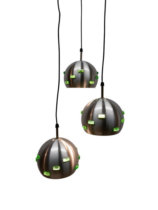 Lampada a sospensione a cascata Space Age, anni '70