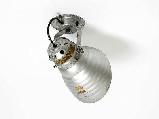 Image 1 of Lampada da parete o da soffitto degli anni '30 di Adolf Meyer per Zeiss Ikon con paralume regolabile in vetro specchiato