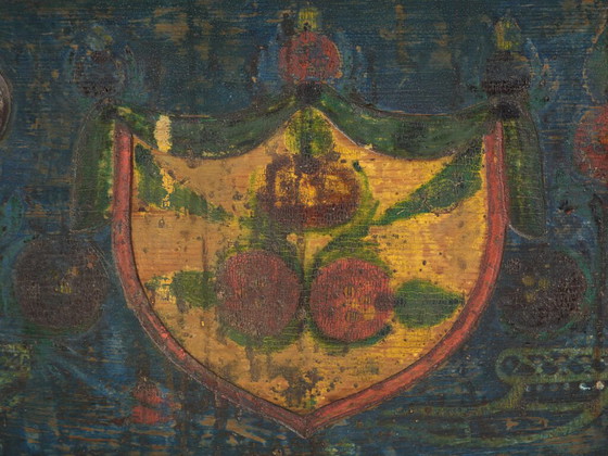 Coffre ancien européen peint à la main - Europe Centrale (c. 1850) – Commodes (photo 23 of 40)