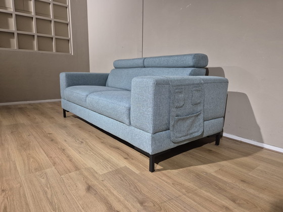 Image 1 of Montel Tosca 2.5-seater sofa - Blue - Fabric - Design